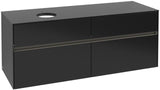 Villeroy & Boch Collaro Waschtischunterschrank 1400 mm mit LED-Beleuchtung und 4 Auszügen, White Wood