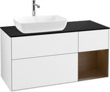 Villeroy & Boch Finion Waschtischunterschrank 1200 mm Glossy White mit Beleuchtung und SoftClosing