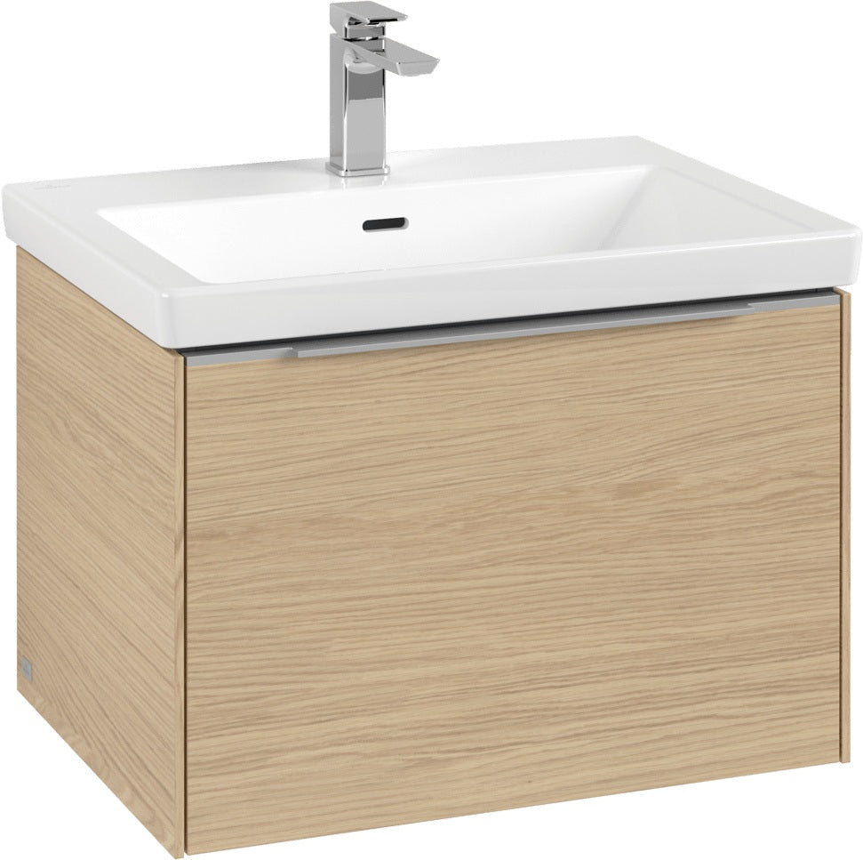 Villeroy & Boch Subway 3.0 Waschtischunterschrank C57500, 622 mm, Brilliant White, mit SoftClosing-Auszug
