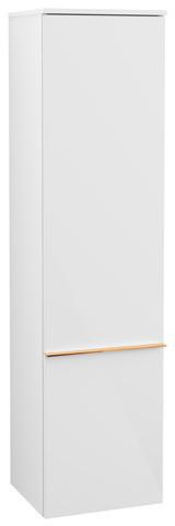 Villeroy & Boch VENTICELLO Hochschrank Eiche 404 mm – wandhängend, Soft-Close