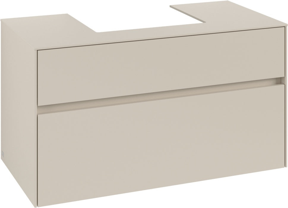 Villeroy & Boch Waschtischunterschrank Collaro C016 1000 mm Cashmere Grey mit SoftClosing