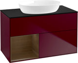 Villeroy & Boch Waschtischunterschrank Finion FA12G 1000 mm Glossy White Lacquer mit Beleuchtung