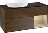 Villeroy & Boch Finion Waschtischunterschrank 1200 mm Glossy White Lacquer mit LED-Beleuchtung