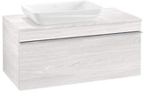 Villeroy & Boch Venticello Waschtischunterschrank Glossy White 957 mm, Auszug links