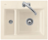 Villeroy & Boch Subway 60 XM Flat Einbauspüle 585x475 mm Graphite CeramicPlus