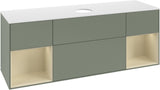 Villeroy & Boch Finion Waschbeckenunterschrank 1600 mm Glossy White Lacquer – mit LED-Beleuchtung