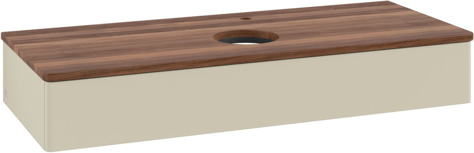 Villeroy & Boch Waschtischunterschrank Antao 1200 mm Anthrazit Matt mit LED-Auszugsbeleuchtung