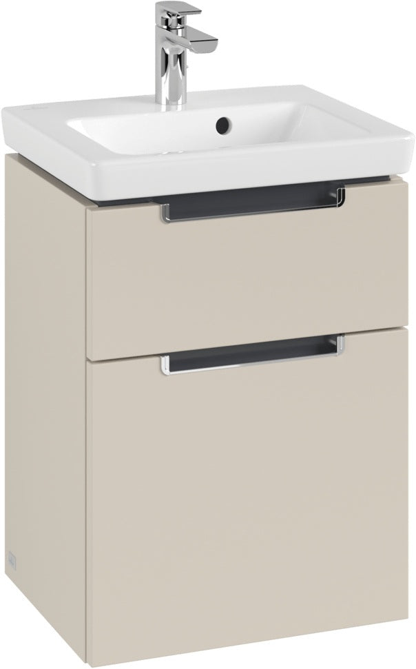 Villeroy & Boch Subway 2.0 Waschtischunterschrank A90610 Taupe 440 mm mit SoftClosing