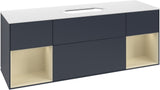Villeroy & Boch Finion Waschtischunterschrank 1600 mm Glossy White Lacquer mit Beleuchtung