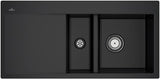 Villeroy & Boch Subway 60 Flat Einbauspüle 965 mm Ebony CeramicPlus