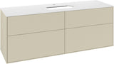 Villeroy & Boch Finion Waschtischunterschrank 1600 mm Anthrazit Matt mit LED-Beleuchtung