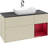 Villeroy & Boch Finion Waschbeckenunterschrank 1200 mm Glossy White Lacquer mit Beleuchtung