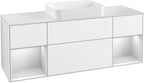 weiß / Mitteldichte Faserplatte (MDF) / G741M T 1600x603x501mm Glossy White