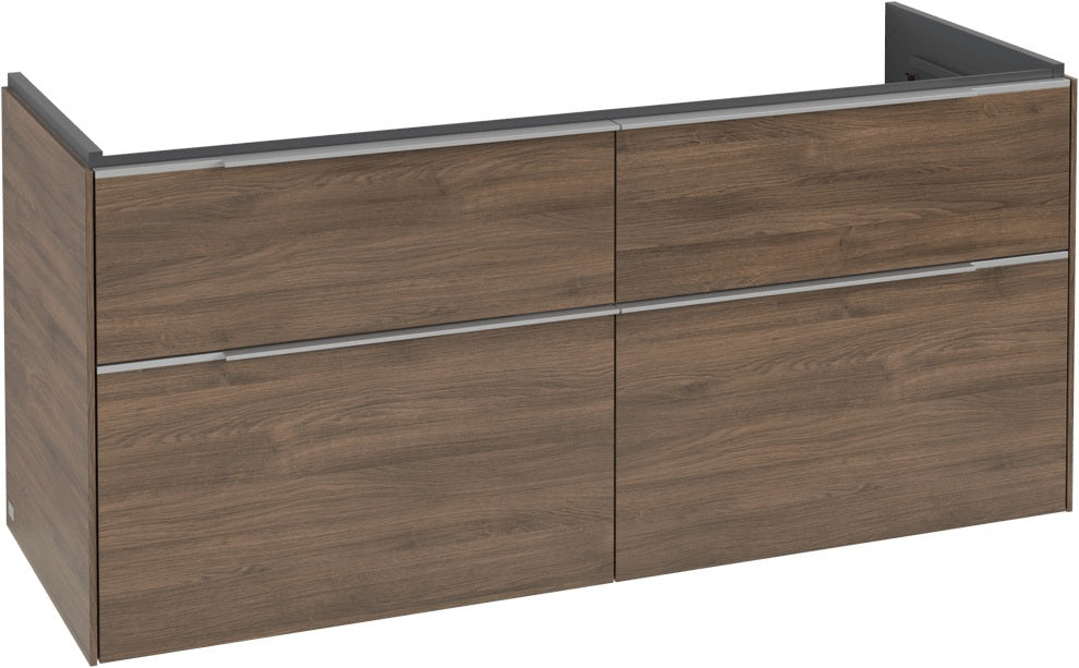 Villeroy & Boch Waschtischunterschrank Subway 3.0 C 602L0, 1272 mm, Brilliant White, mit LED-Beleuchtung