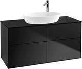 Villeroy & Boch Finion Waschtischunterschrank F91200GF 1200 mm Glossy White Lacquer mit 4 Auszügen