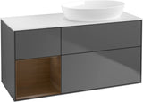 Villeroy & Boch Finion Waschtischunterschrank 1200 mm Glossy White Lacquer mit Beleuchtung