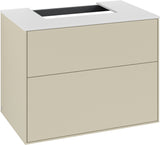 Villeroy & Boch Finion Waschbeckenunterschrank 800 mm Glossy White Lacquer – Wandmontage, 2 Auszüge