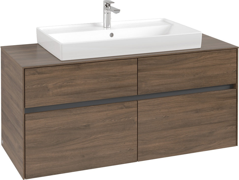Villeroy & Boch Waschtischunterschrank Collaro C087 Arizona Oak 1200 mm mit SoftClosing