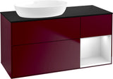 Villeroy & Boch Finion Waschtischunterschrank 1200 mm Glossy White Lacquer mit LED-Beleuchtung