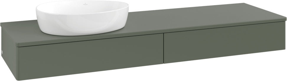 Villeroy & Boch Antao Waschtischunterschrank 1600 mm Anthrazit Matt Lackiert mit Push-to-Open