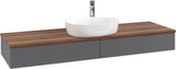 Villeroy & Boch Waschtischunterschrank Antao K14151 1600 mm Anthrazit Matt mit Hahnlochbohrung
