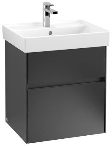 Villeroy & Boch Collaro Waschtischunterschrank 510 mm White Wood mit LED-Beleuchtung und 2 Auszügen