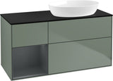 Villeroy & Boch Waschtischunterschrank Finion FA42G 1200 mm Glossy White Lacquer mit Beleuchtung