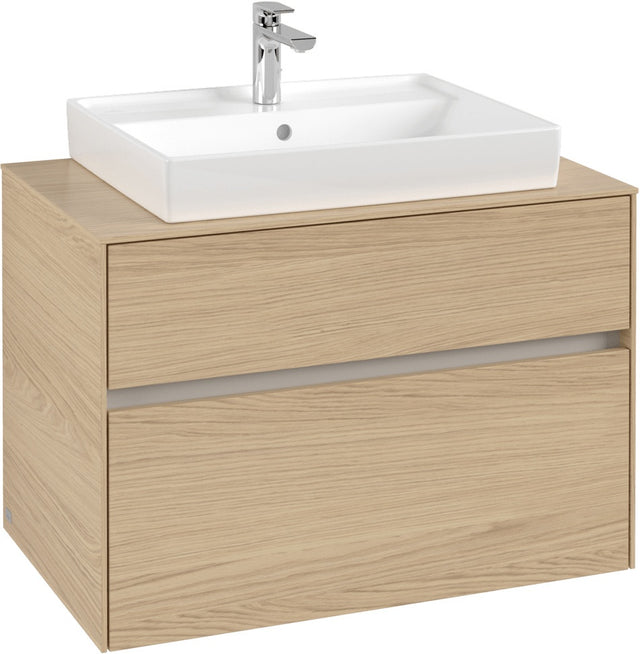 Villeroy & Boch Waschbeckenunterschrank Collaro C080 Nordic Oak 800 mm mit SoftClosing