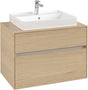 Villeroy & Boch Waschbeckenunterschrank Collaro C080 Nordic Oak 800 mm mit SoftClosing