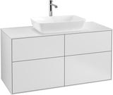 Villeroy & Boch Finion Waschtischunterschrank 1200 mm Glossy White Lacquer mit SoftClosing