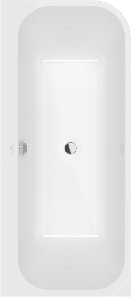 Villeroy & Boch Architectura Airpool Comfort Whirlpool 1700x750mm links Weiß Alpin