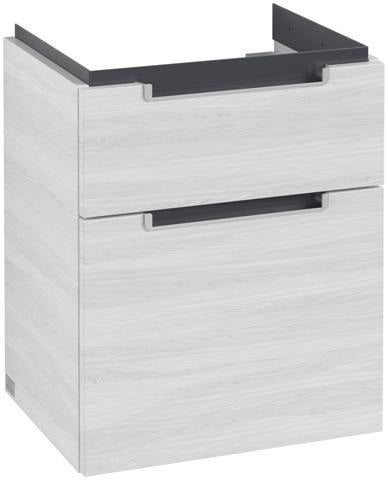 Villeroy & Boch Subway 2.0 Waschtischunterschrank 440 mm Glossy White mit 2 Auszügen