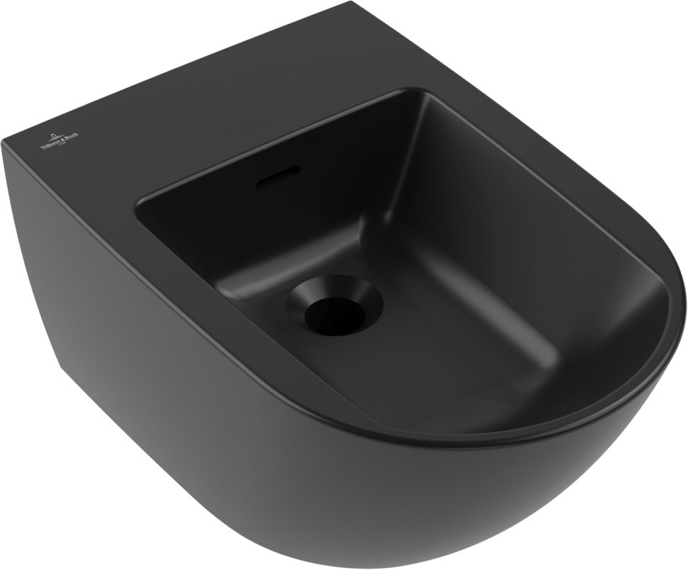 Villeroy & Boch Antao Wand-Bidet 375 x 560 mm oval Weiß Alpin CeramicPlus, wandhängend