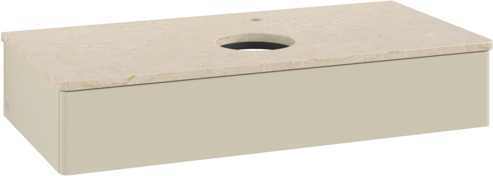 Villeroy & Boch Waschtischunterschrank Antao 1000 mm Anthrazit Matt Lack mit Hahnlochbohrung