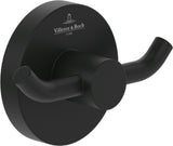 Villeroy & Boch Elements - Tender Doppel-Handtuchhaken, rund, Chrom, 76 mm, verdeckte Befestigung