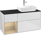 weiß / Mitteldichte Faserplatte (MDF) / F802P C 1200x603x501mm White Matt
