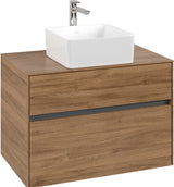Villeroy & Boch Waschtischunterschrank Collaro Kansas Oak 800 mm mit SoftClosing und Push-Open