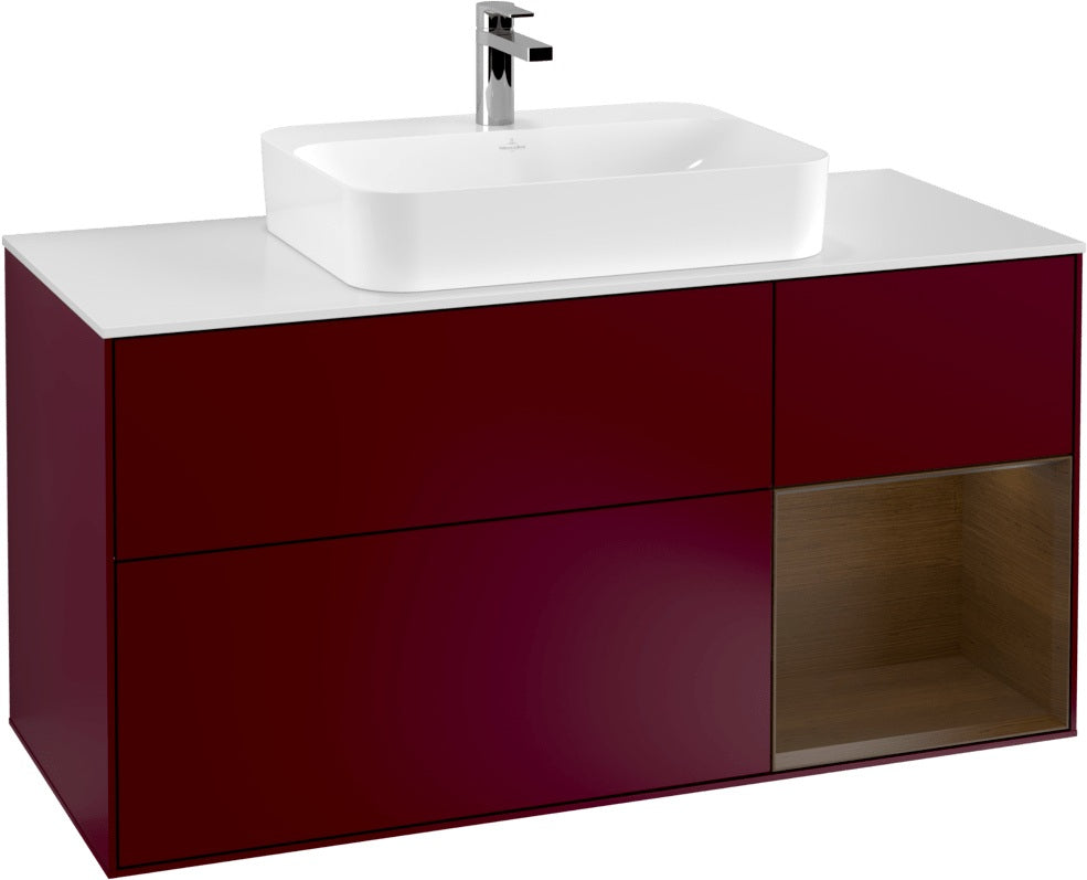 Villeroy & Boch Waschtischunterschrank Finion F421G 1200 mm Glossy White Lacquer