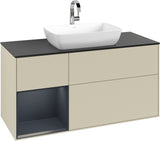 Villeroy & Boch Finion Waschtischunterschrank 1200 mm Glossy White Lacquer mit Beleuchtung