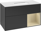 Villeroy & Boch Finion Waschtischunterschrank 1000 mm Glossy White Lacquer mit LED-Beleuchtung