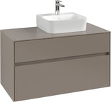 Villeroy & Boch Waschbeckenunterschrank Collaro C096B0 1000 mm White Oak mit Beleuchtung