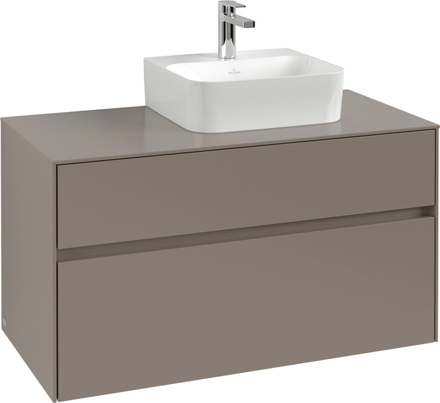 Villeroy & Boch Waschbeckenunterschrank Collaro C096B0 1000 mm White Oak mit Beleuchtung