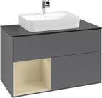 anthrazit / Mitteldichte Faserplatte (MDF) / keine Angabe