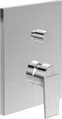 Villeroy & Boch Liberty Einhand-Wannenbatterie TVS107005000 – Fertigmontageset, rund, chrom
