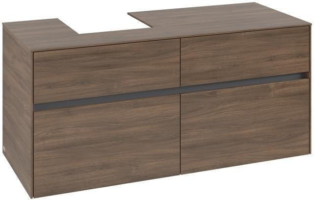 Villeroy & Boch Waschtischunterschrank Collaro 1200 mm Arizona Oak mit 4 Auszügen und SoftClosing