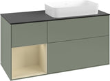 Villeroy & Boch Waschtischunterschrank Finion G682G 1200 mm Glossy White mit Beleuchtung