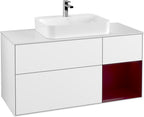 weiß / Mitteldichte Faserplatte (MDF) / F421H B 1200x603x501mm Glossy White