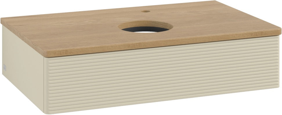 Villeroy & Boch Waschtischunterschrank Antao 800 mm Glossy White Lacquer mit Auszug
