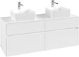 Villeroy & Boch Waschbeckenunterschrank Collaro C048 00 1400x548x500mm Eckig White Matt