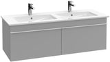 Villeroy & Boch Venticello Waschbeckenunterschrank 1253 mm Glossy White – 2 Auszüge, wandhängend